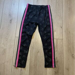 Barbie Girls Y2K Black & Pink Trendy Leggings Comfy‎ Casual Streetwear Size 8